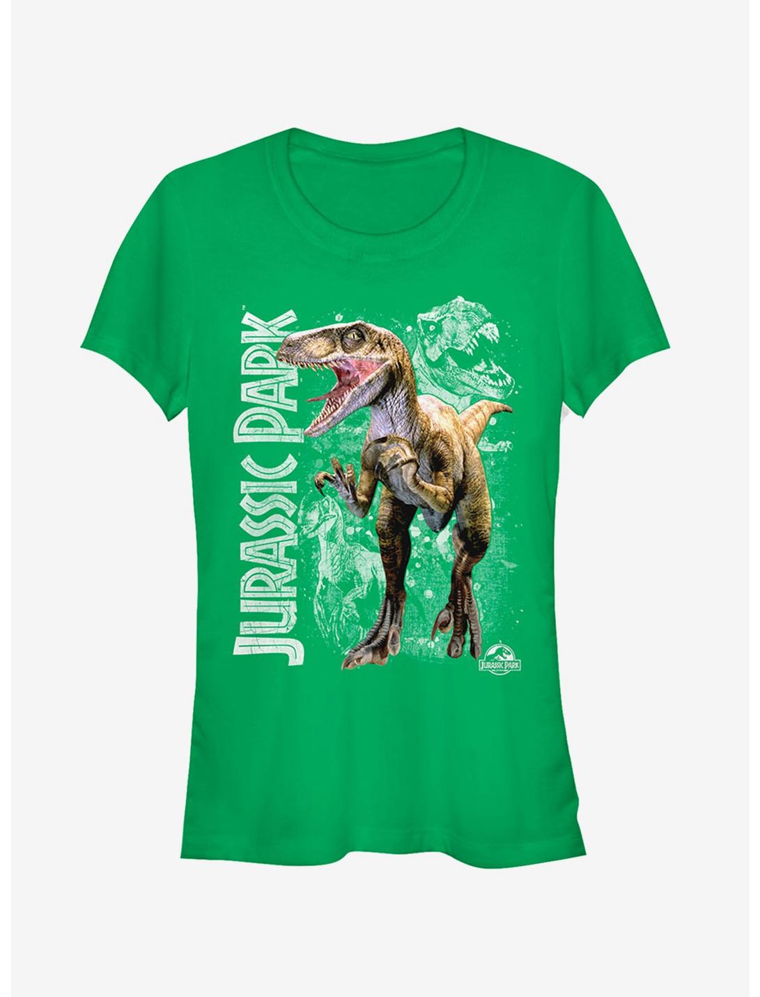 Raptor Dino Shadows Girls T-Shirt, KELLY, hi-res