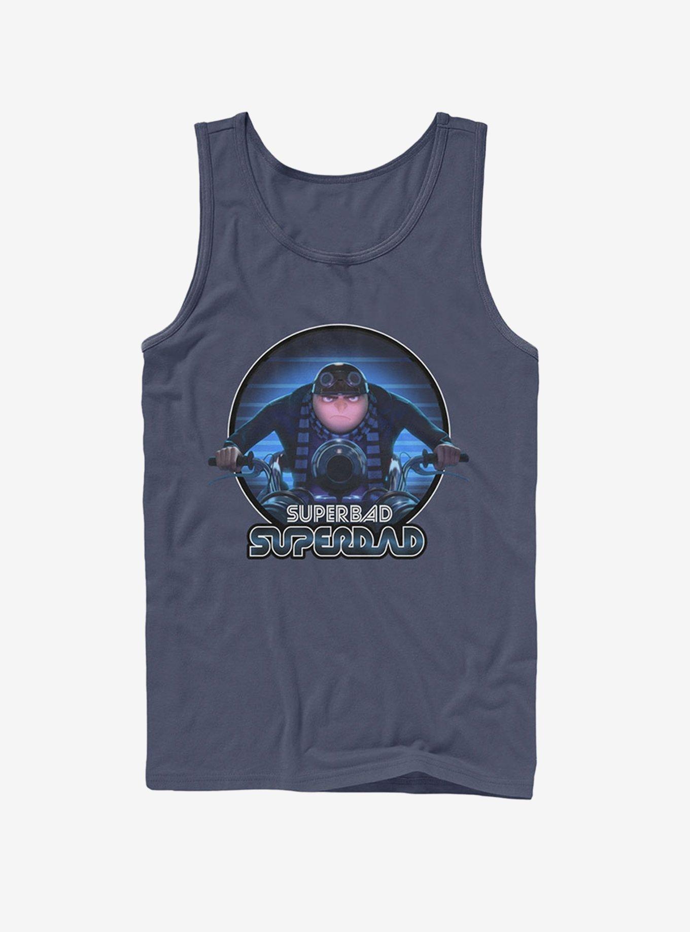 Superbad Super Dad Tank, NAVY, hi-res