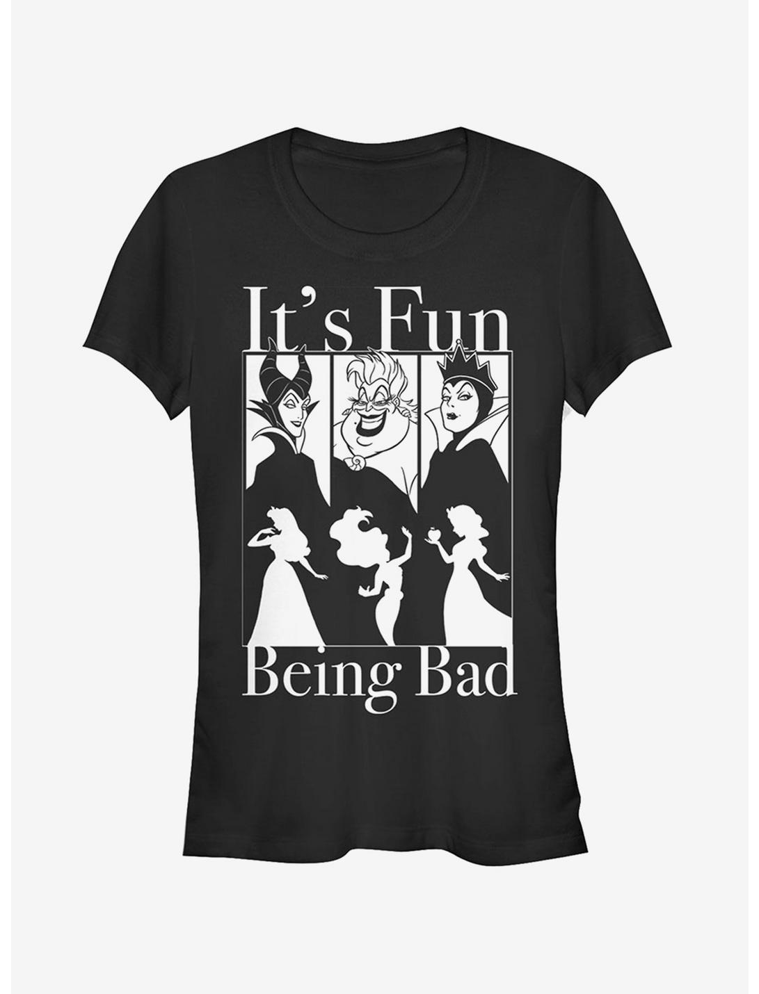 Disney Fun Being Bad Wicked Witches Girls T-Shirt, BLACK, hi-res