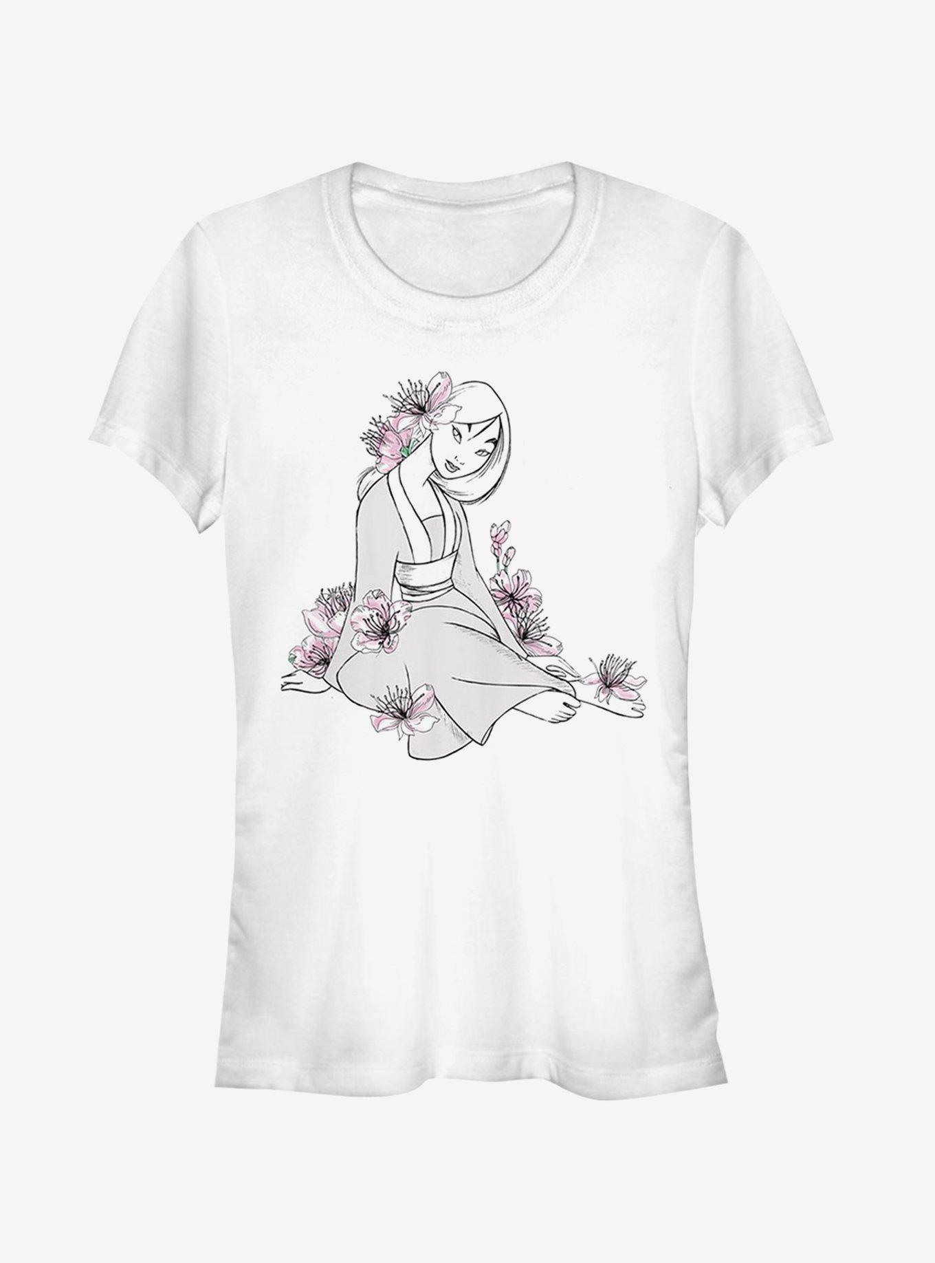 Disney Floral Pose Girls T-Shirt, , hi-res