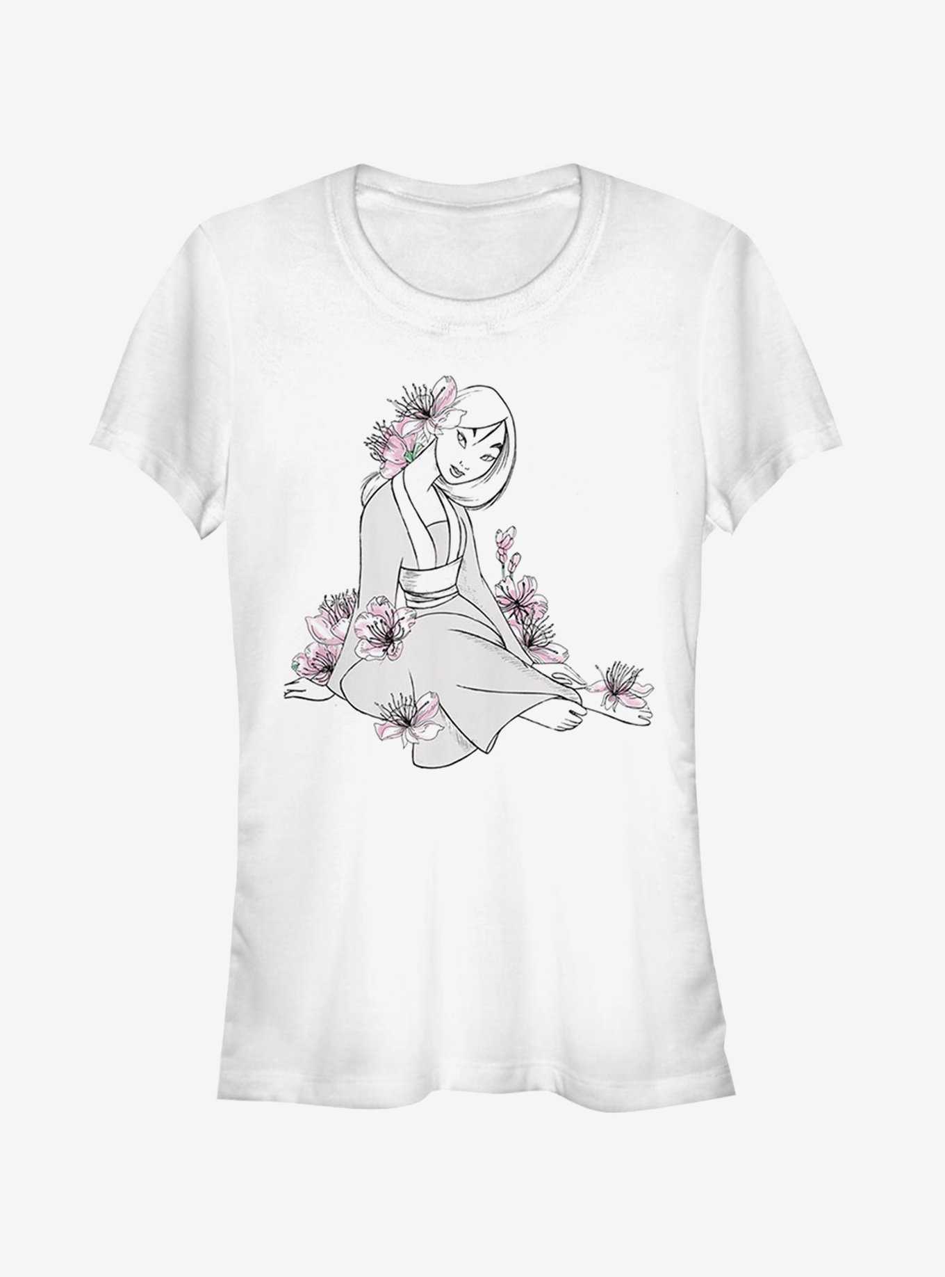 Disney Floral Pose Girls T-Shirt, , hi-res