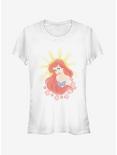 Disney The Little Mermaid Ariel Sun Girls T-Shirt, WHITE, hi-res