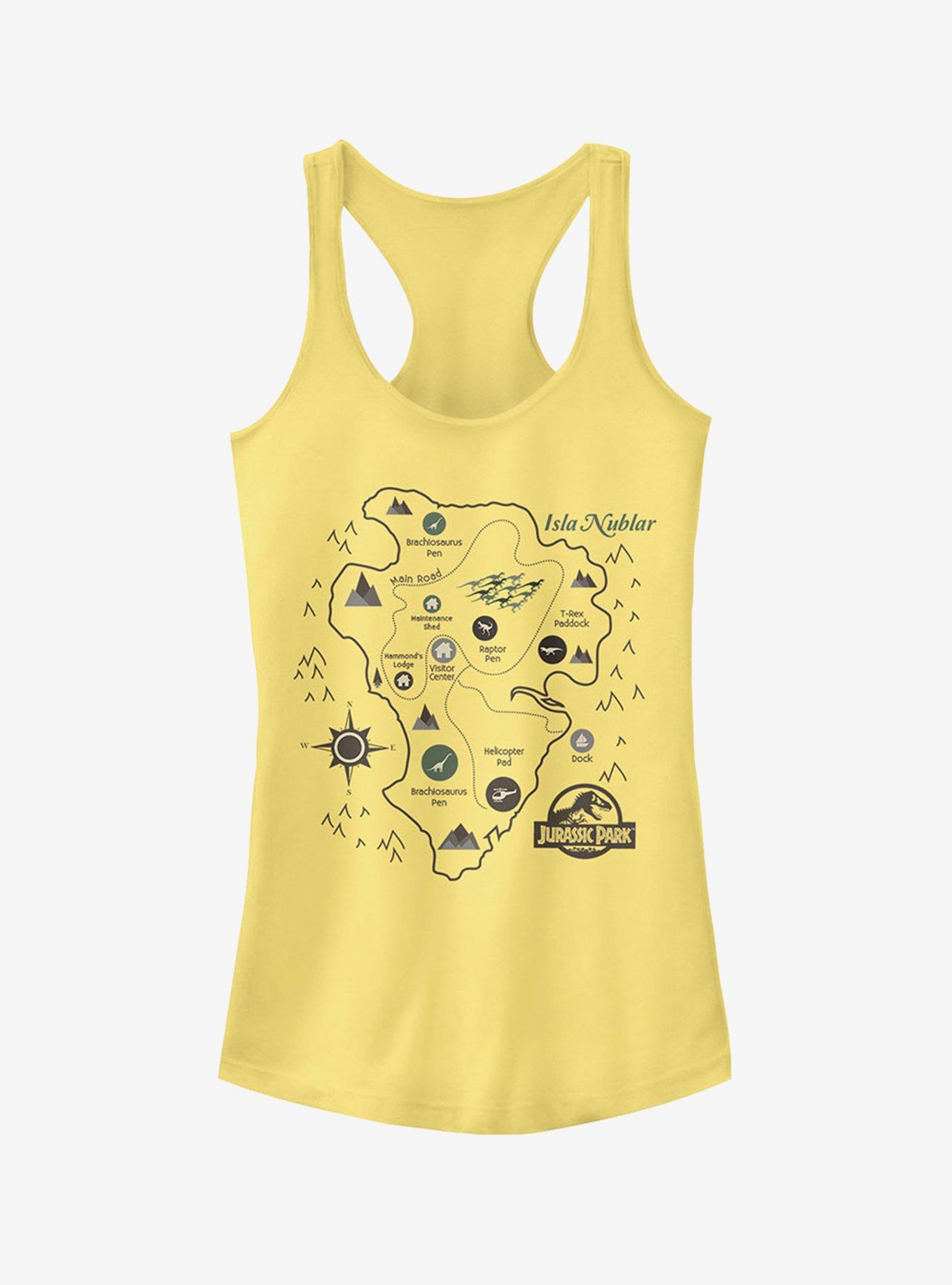 Isla Nublar Map Girls Tank, , hi-res