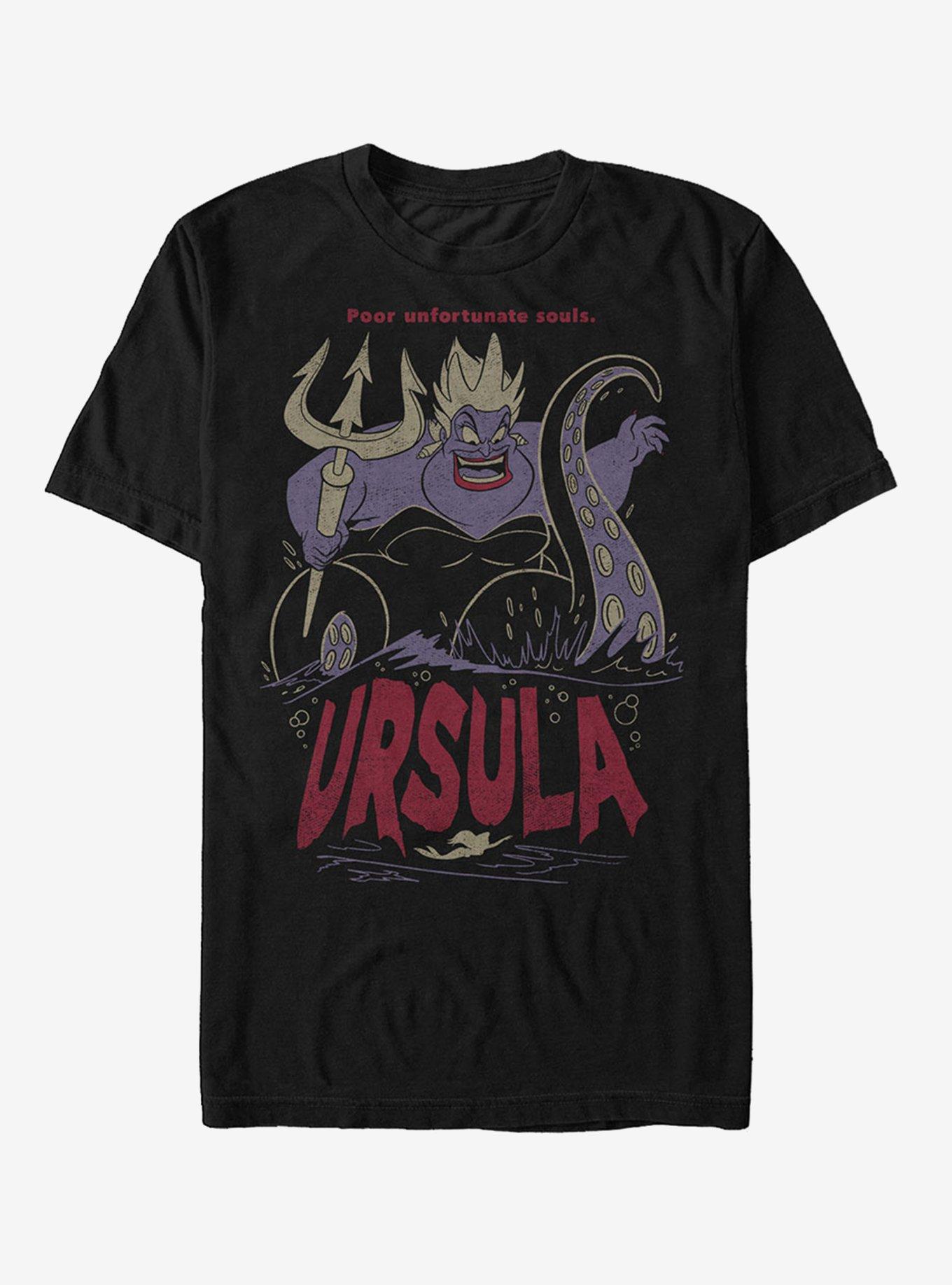 Disney The Little Mermaid Ursula Sea Witch T-Shirt, BLACK, hi-res