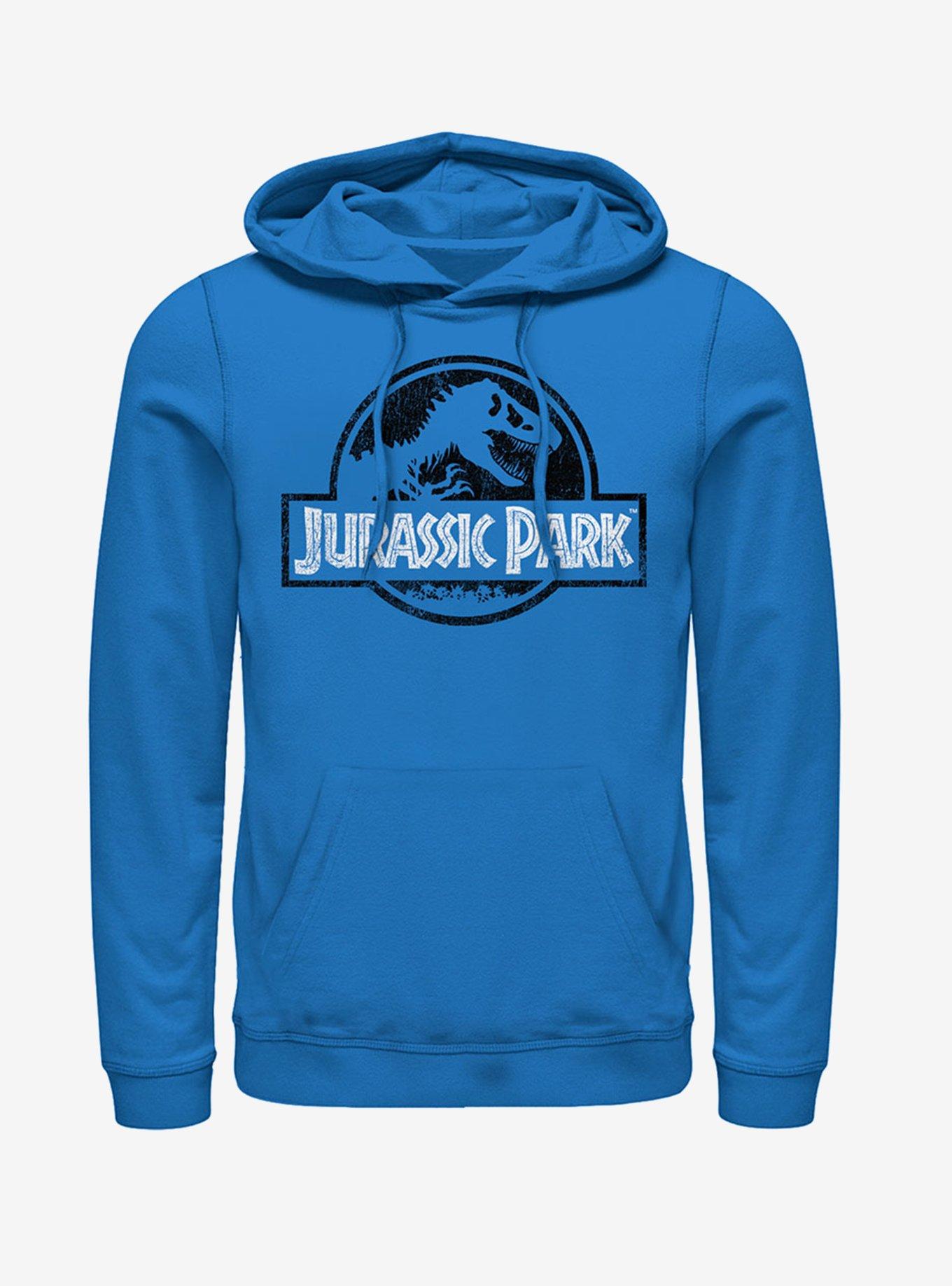 Vintage Black and White Logo Hoodie, , hi-res