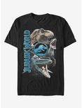 Jurassic World Fallen Kingdom Dinosaur Montage T-Shirt, BLACK, hi-res