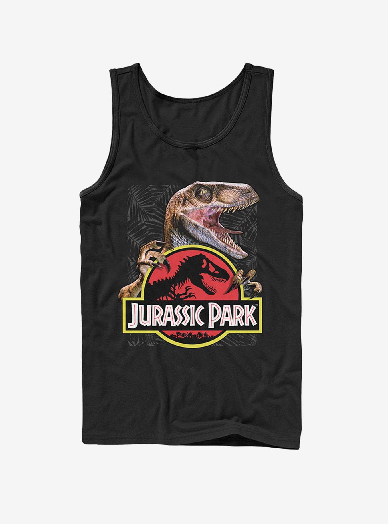 Velociraptor Hooked On Logo Tank, BLACK, hi-res