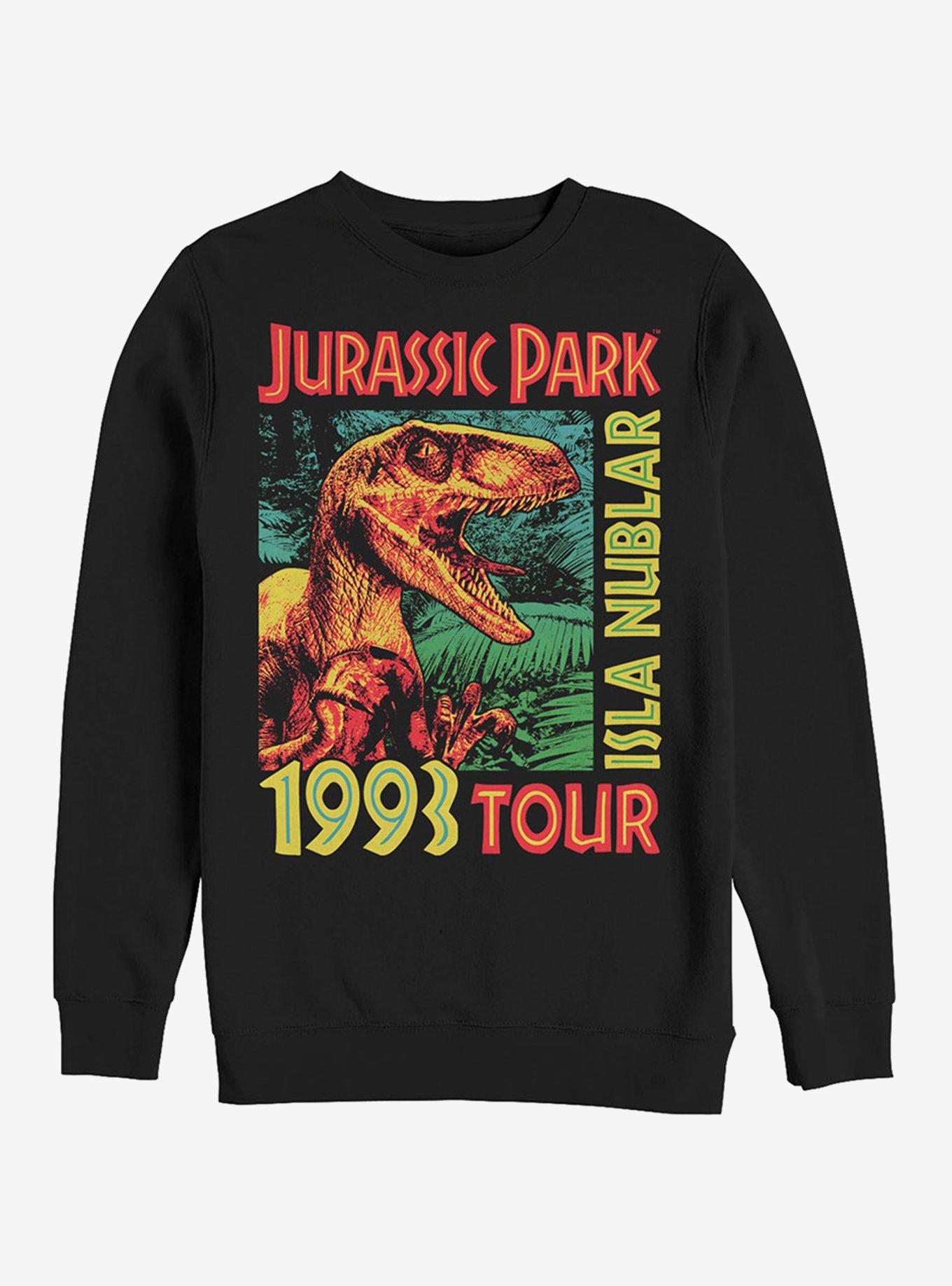Raptor '93 Isla Nublar Tour Sweatshirt, BLACK, hi-res
