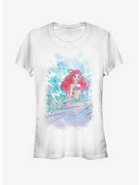 Disney Ariel Watercolor Girls T-Shirt, , hi-res