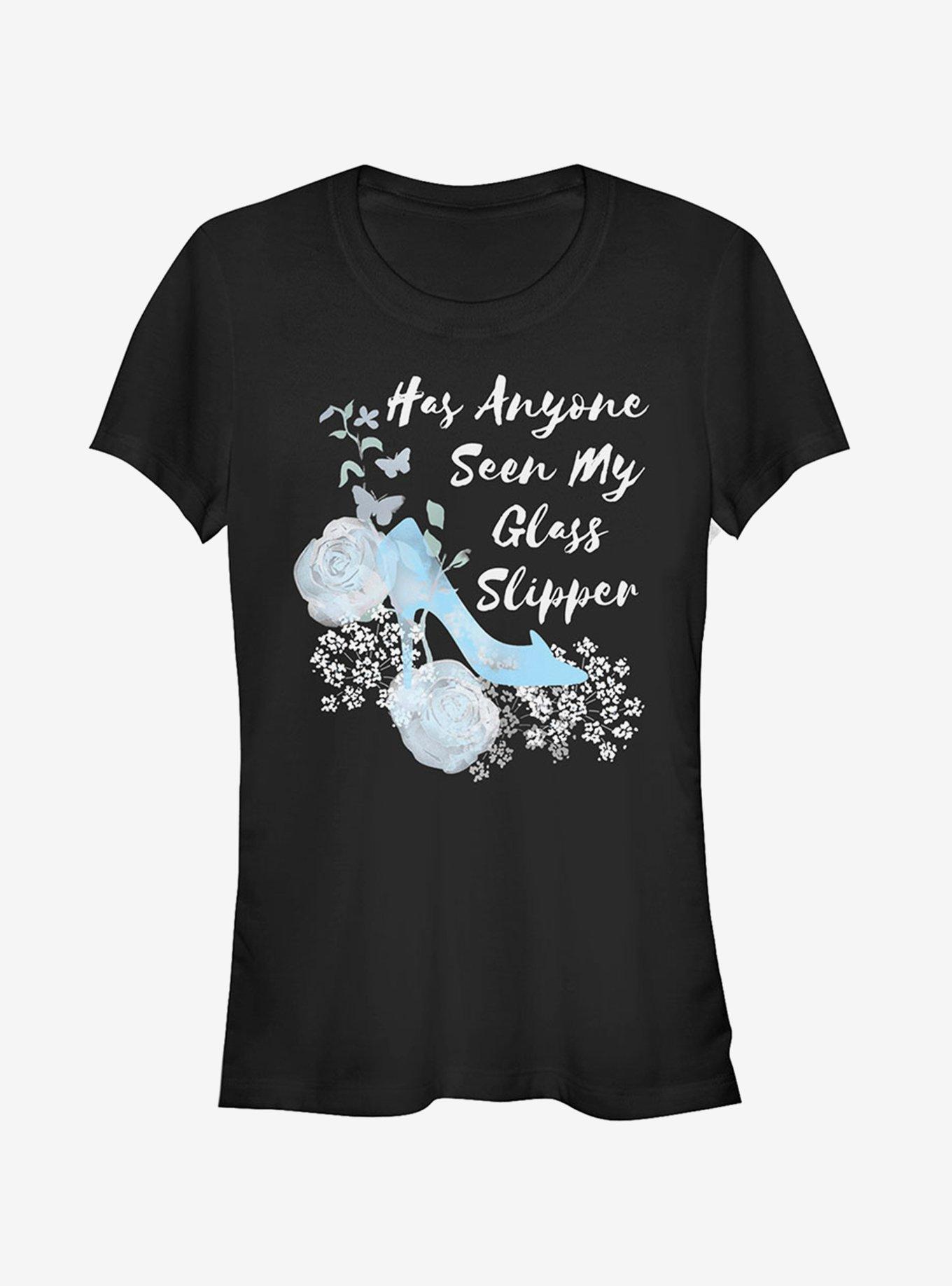 Disney Seen My Glass Slipper Girls T-Shirt, BLACK, hi-res