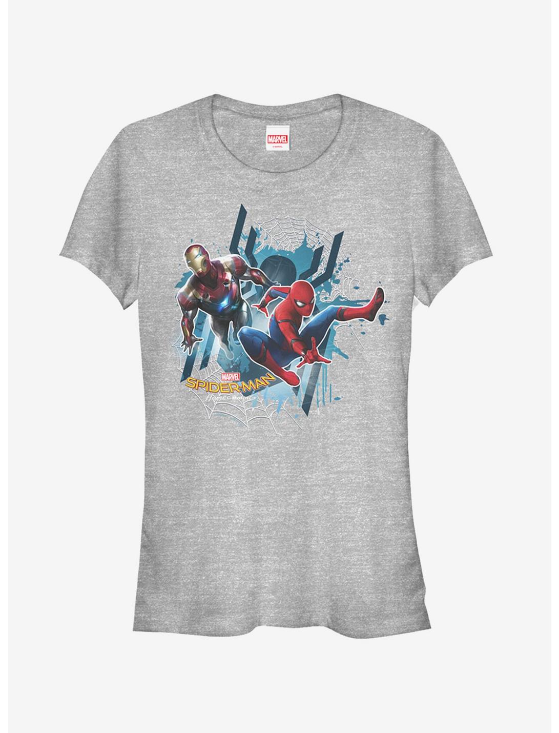 Marvel Spider-Man Homecoming Teamwork Girls T-Shirt, ATH HTR, hi-res