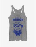 One in Minion Wave Girls Tank, GRAY HTR, hi-res