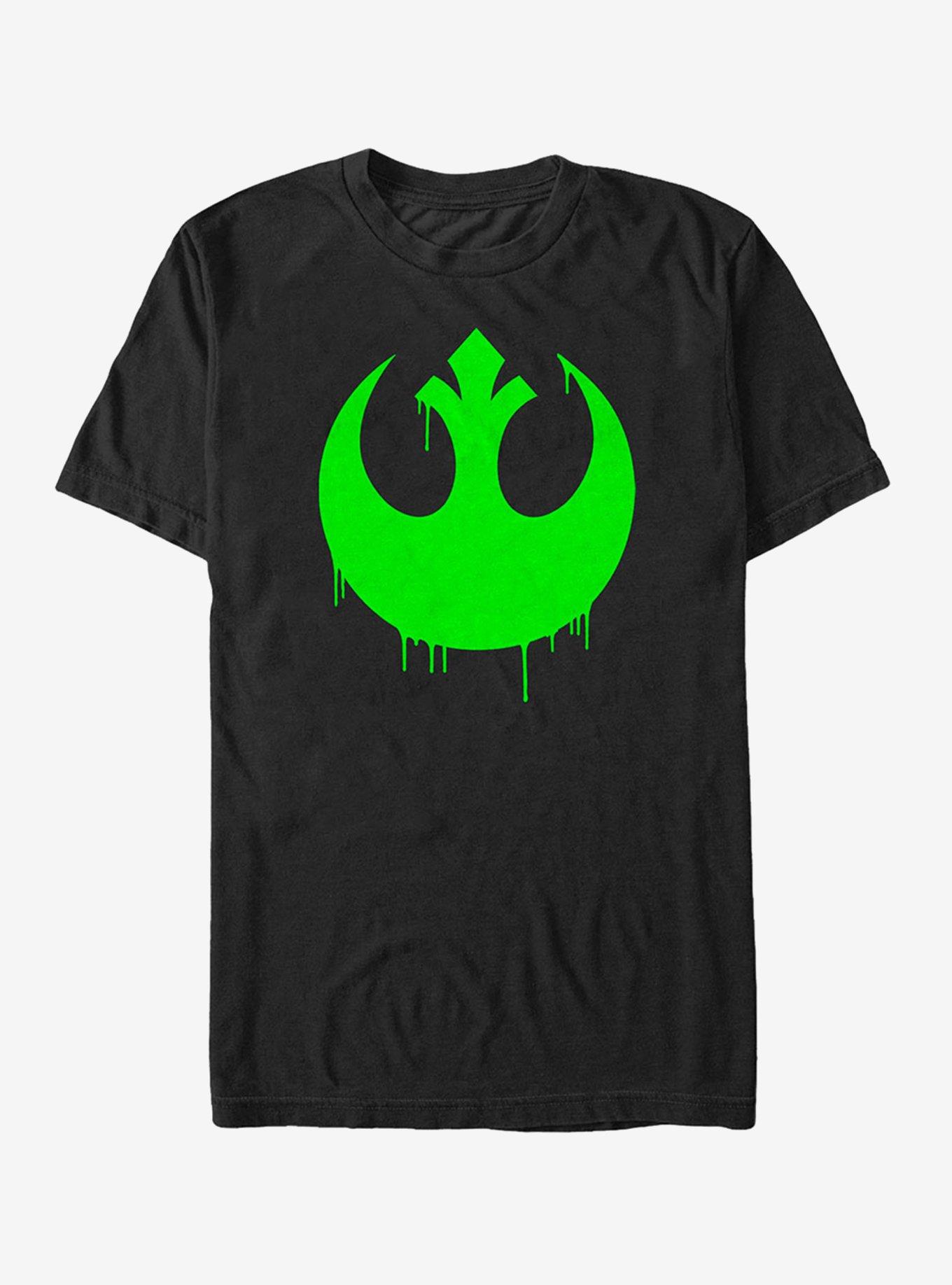 Halloween Rebel Logo Drip T-Shirt, , hi-res