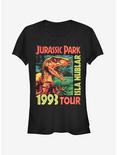 Raptor '93 Isla Nublar Tour Girls T-Shirt, BLACK, hi-res