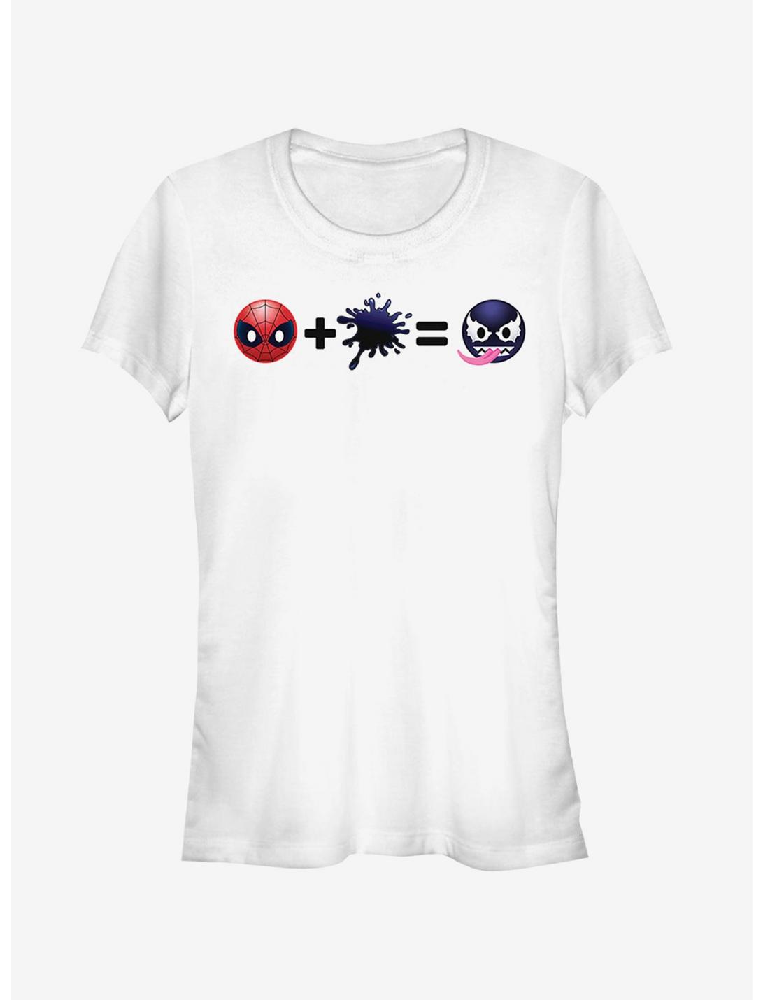 Marvel Spider-Man Venom Emoji Math Girls T-Shirt, WHITE, hi-res