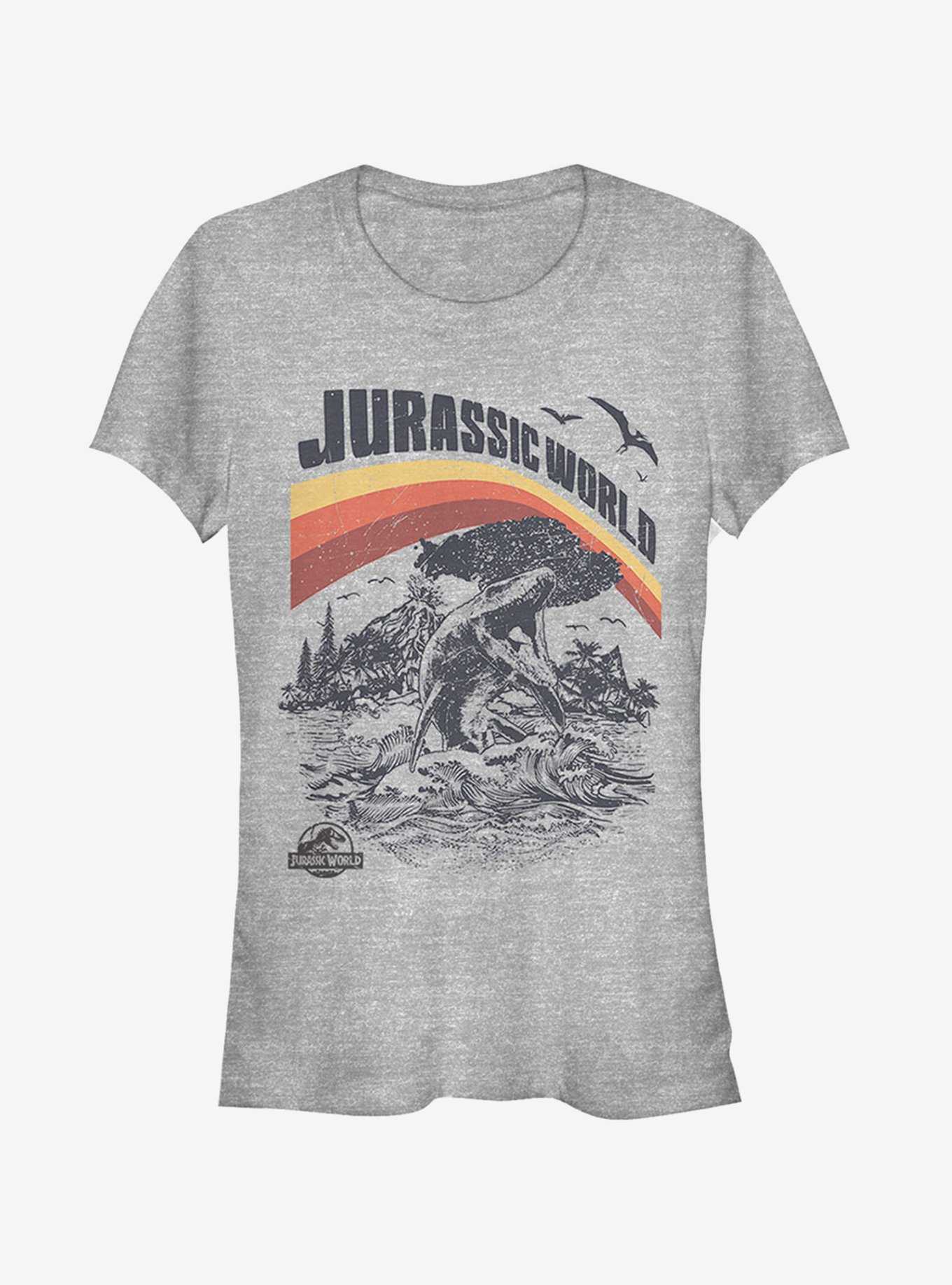 Jurassic World Fallen Kingdom Retro Sea Dino Girls T-Shirt, , hi-res
