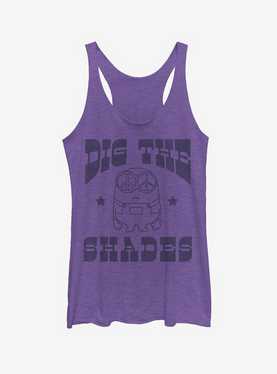 Minion Groovy Peace Shades Girls Tank, , hi-res