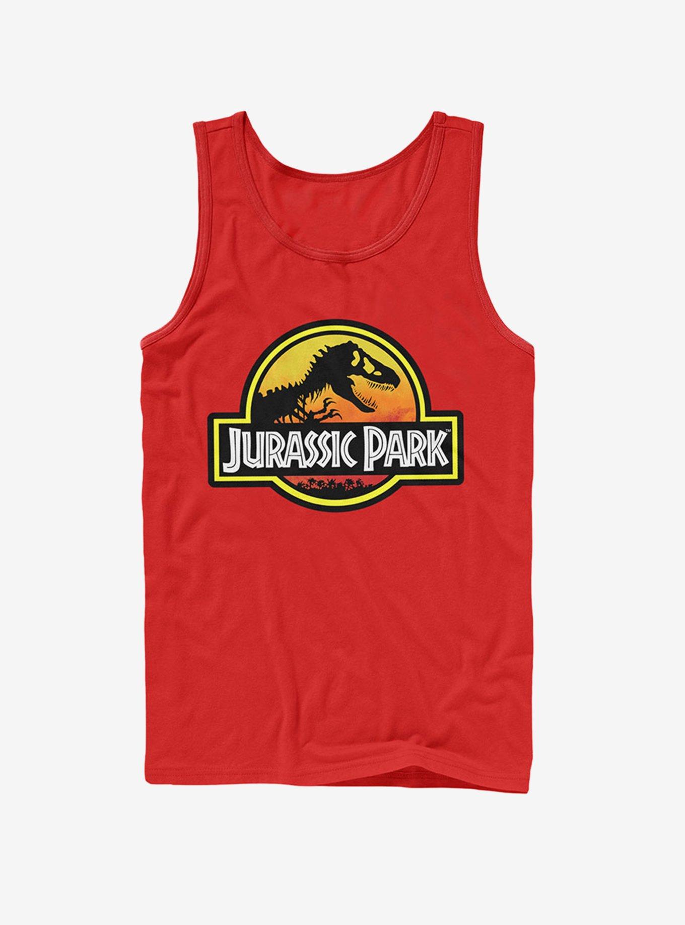 Logo Outlined Tank, RED, hi-res