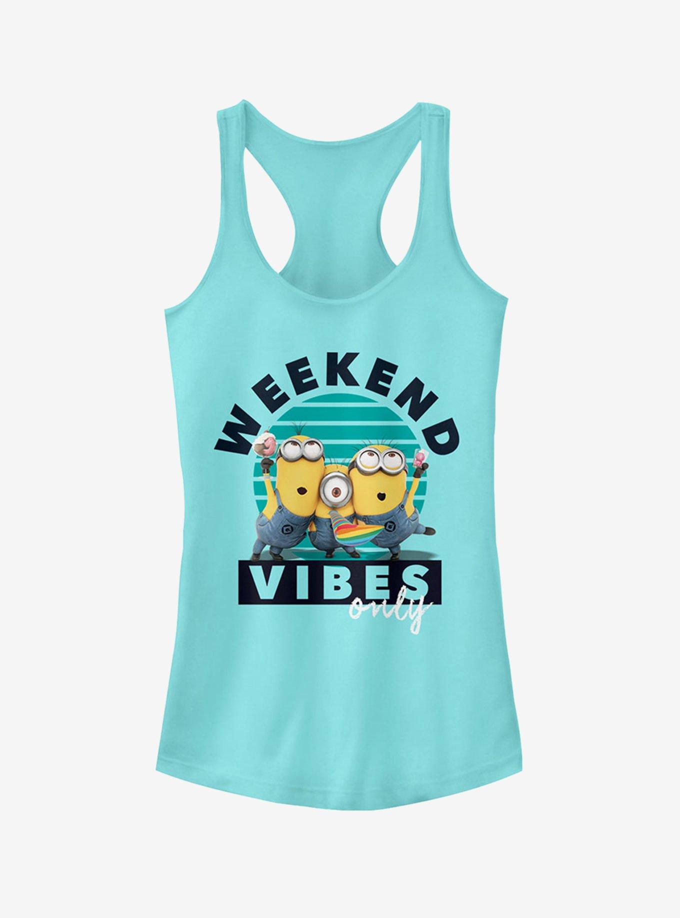 Minion Weekend Vibes Girls Tank, CANCUN, hi-res