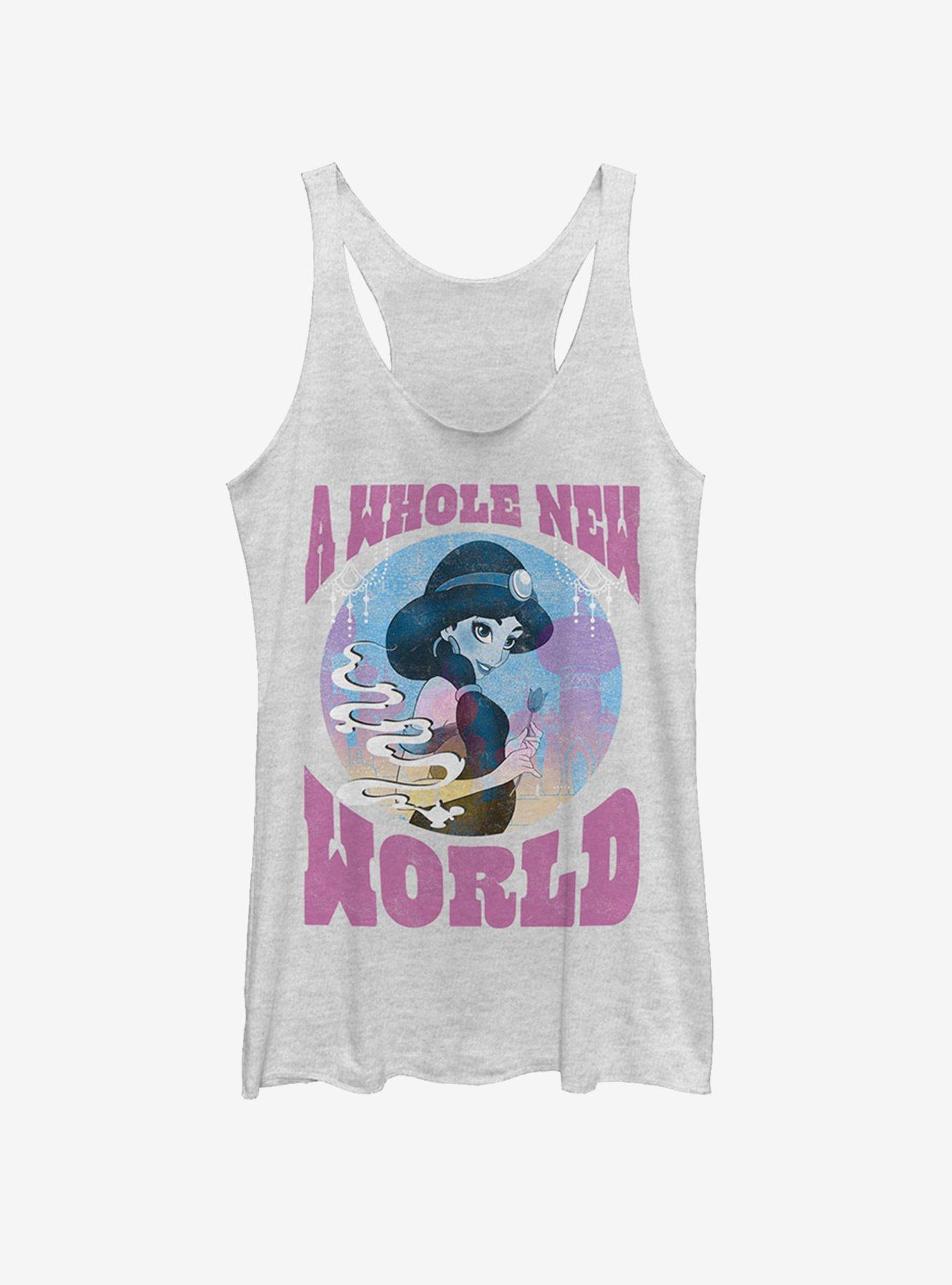 Disney Jasmine New World Girls Tank, WHITE HTR, hi-res