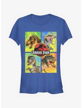 T. Rex and Velociraptor Girls T-Shirt, , hi-res