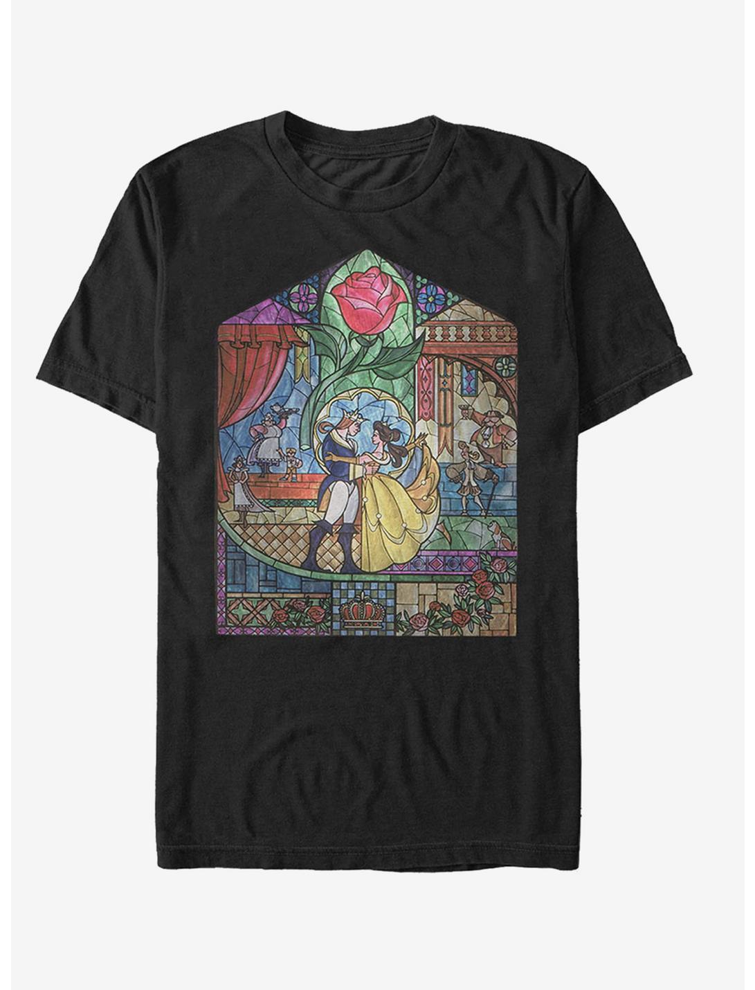 Disney Stained Glass T-Shirt, BLACK, hi-res