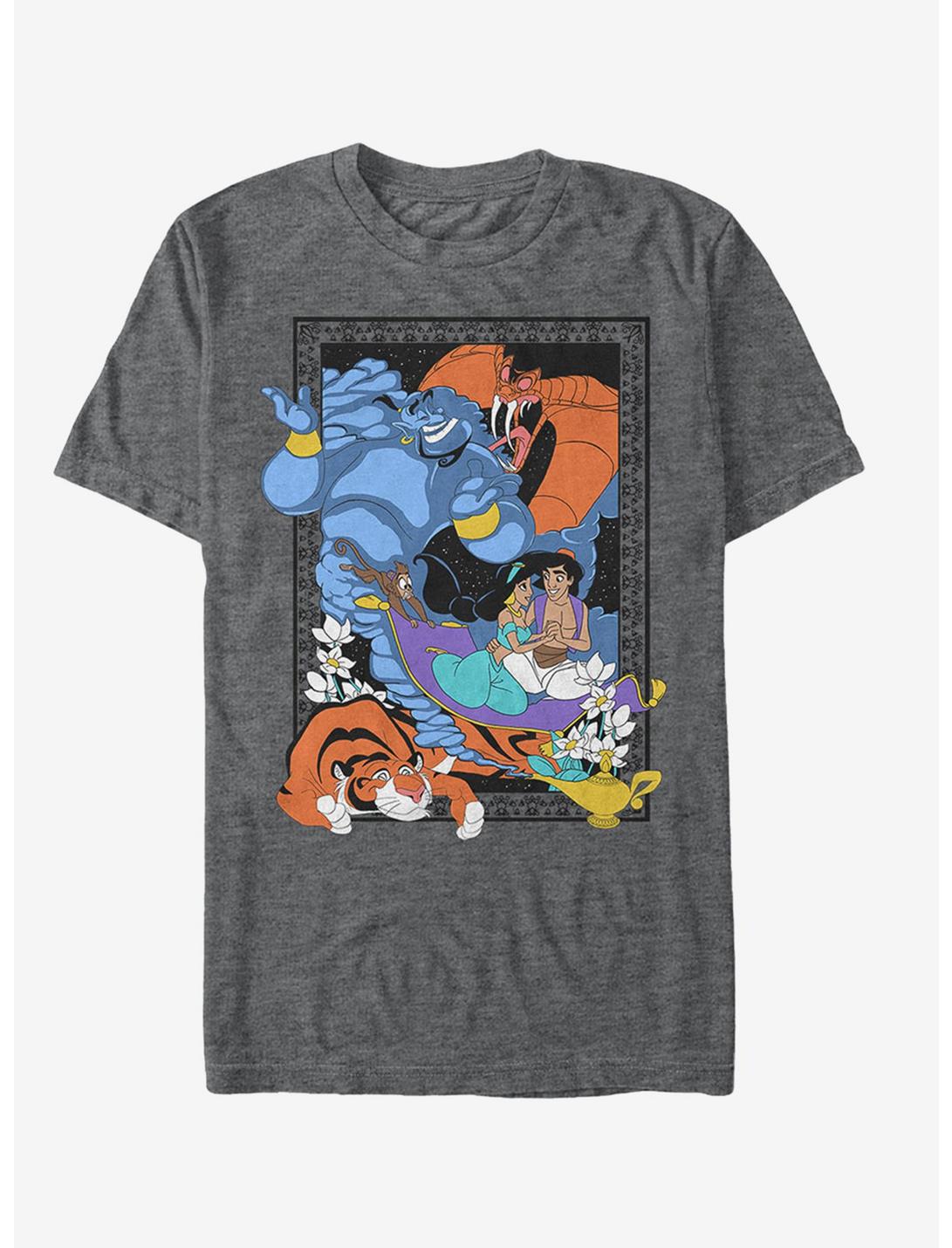 Disney Aladdin Character Frame T-Shirt, CHAR HTR, hi-res