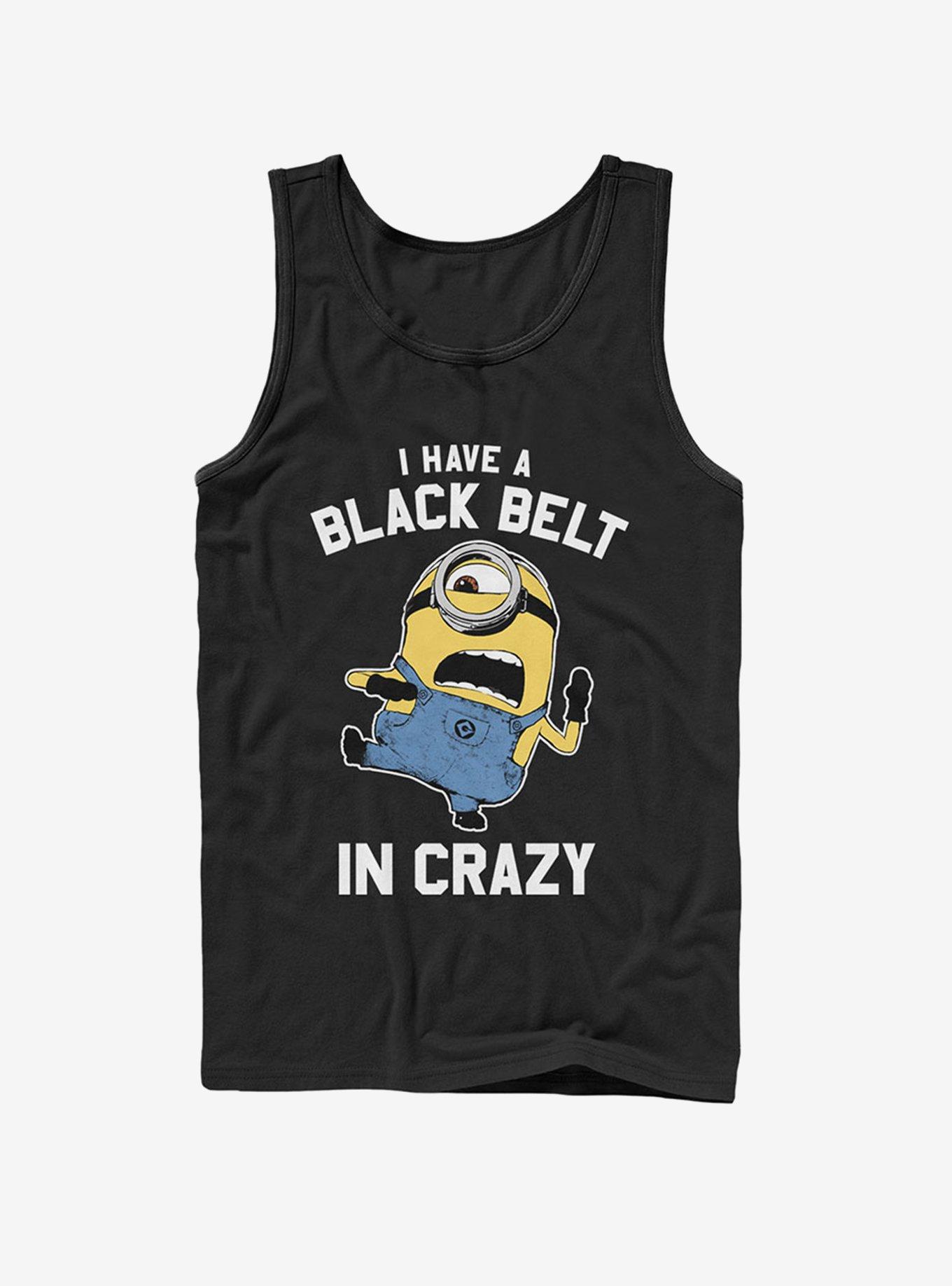 Minion Black Belt in Crazy Tank, , hi-res