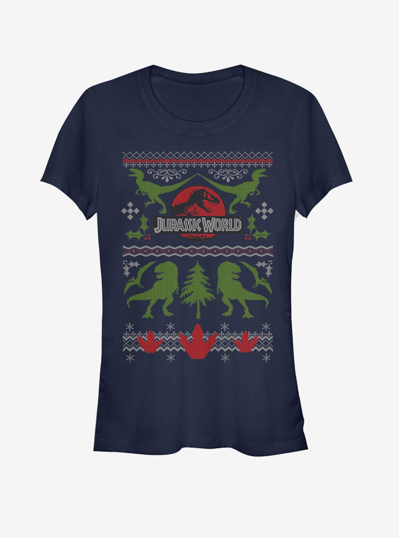 Ugly Christmas Sweater Print Girls T-Shirt, , hi-res