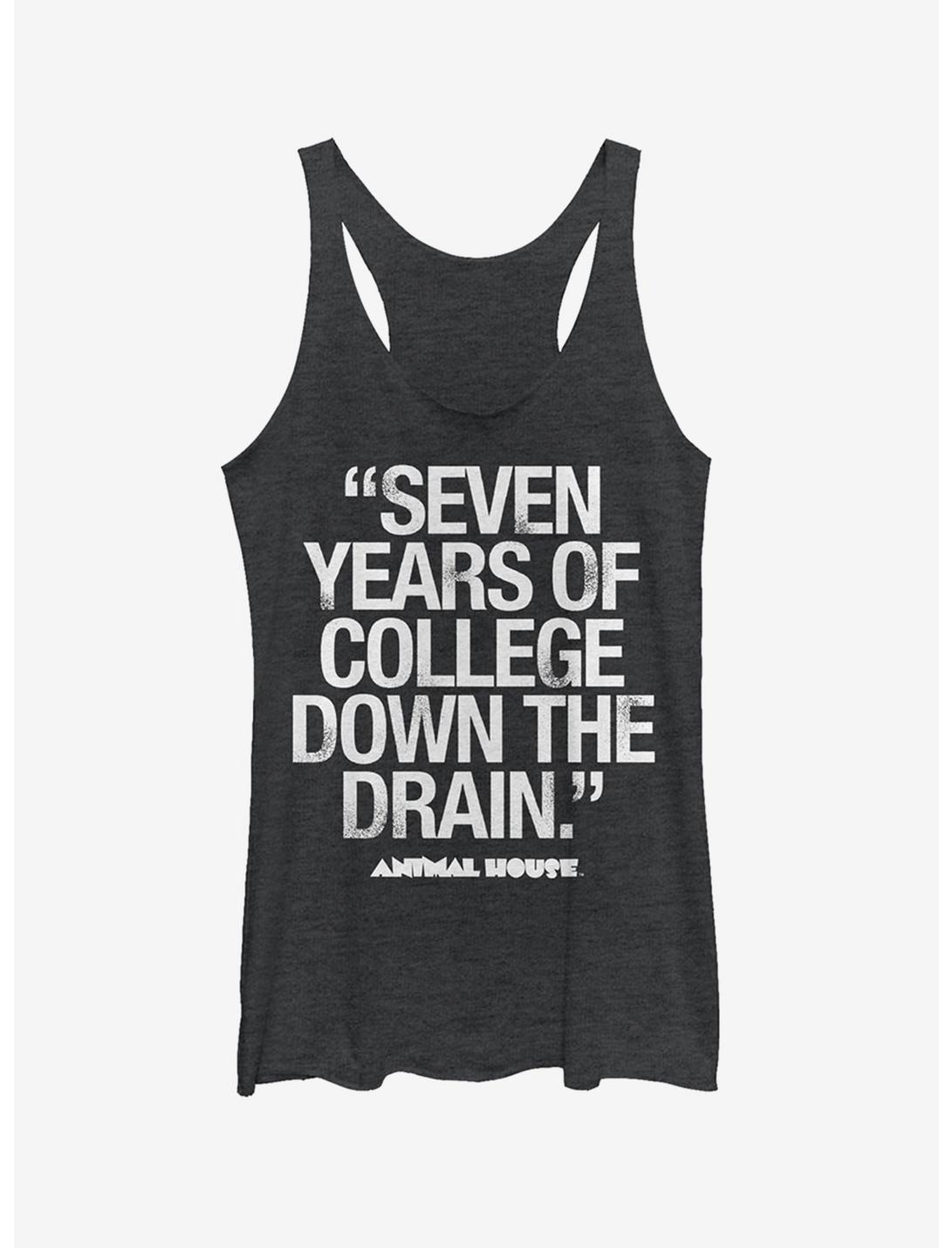 Bluto 7 Years Quote Girls Tank, BLK HTR, hi-res