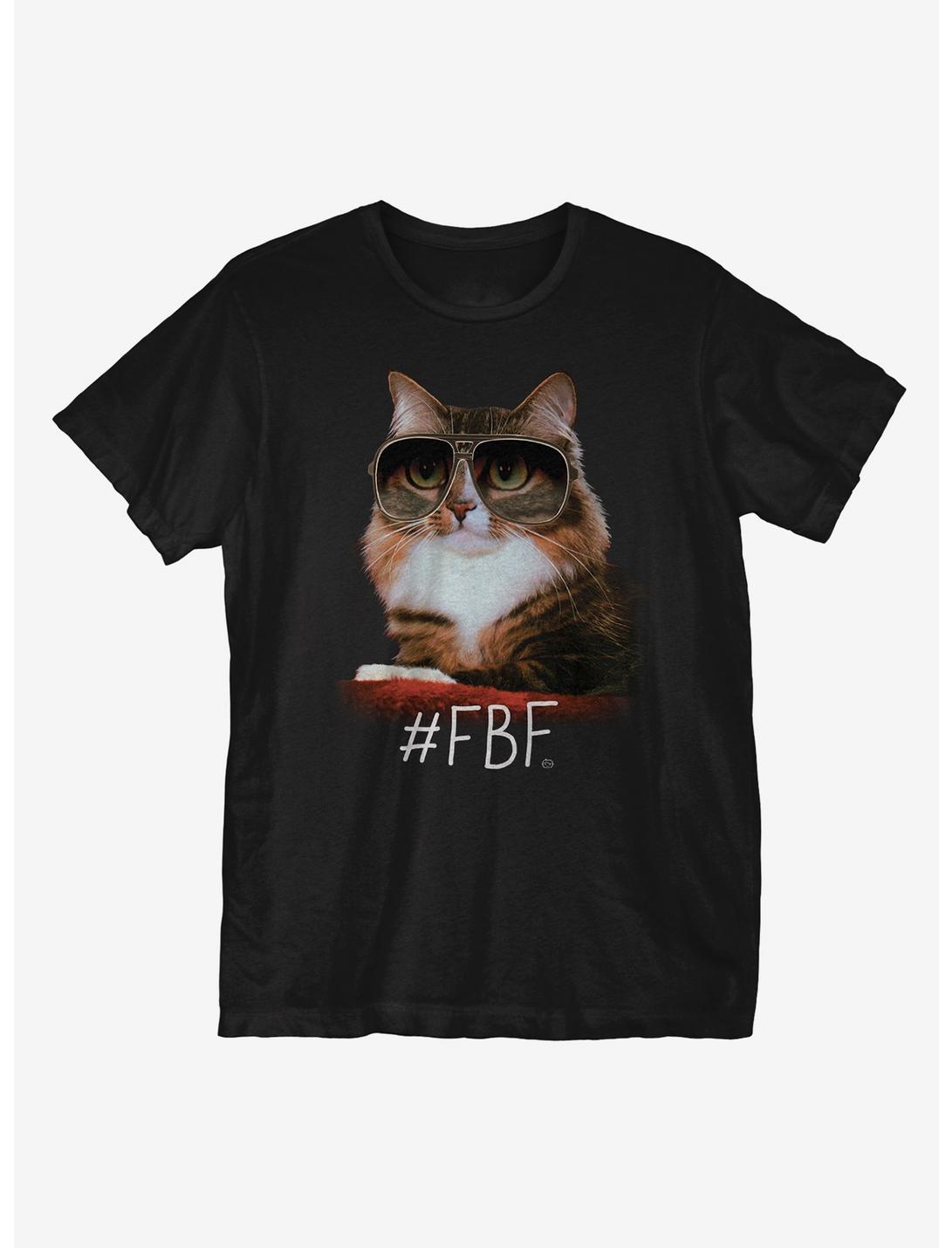 FBF Cat T-Shirt, BLACK, hi-res