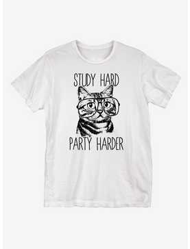 Study Hard Party Harder T-Shirt, , hi-res