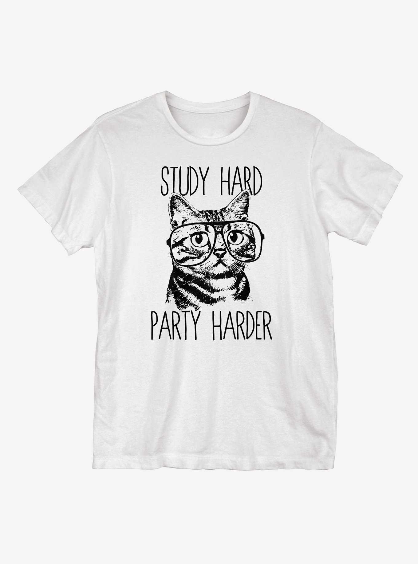Study Hard Party Harder T-Shirt, , hi-res