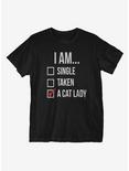 I Am A Cat Lady T-Shirt, BLACK, hi-res