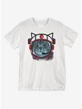 Space Cat T-Shirt, WHITE, hi-res