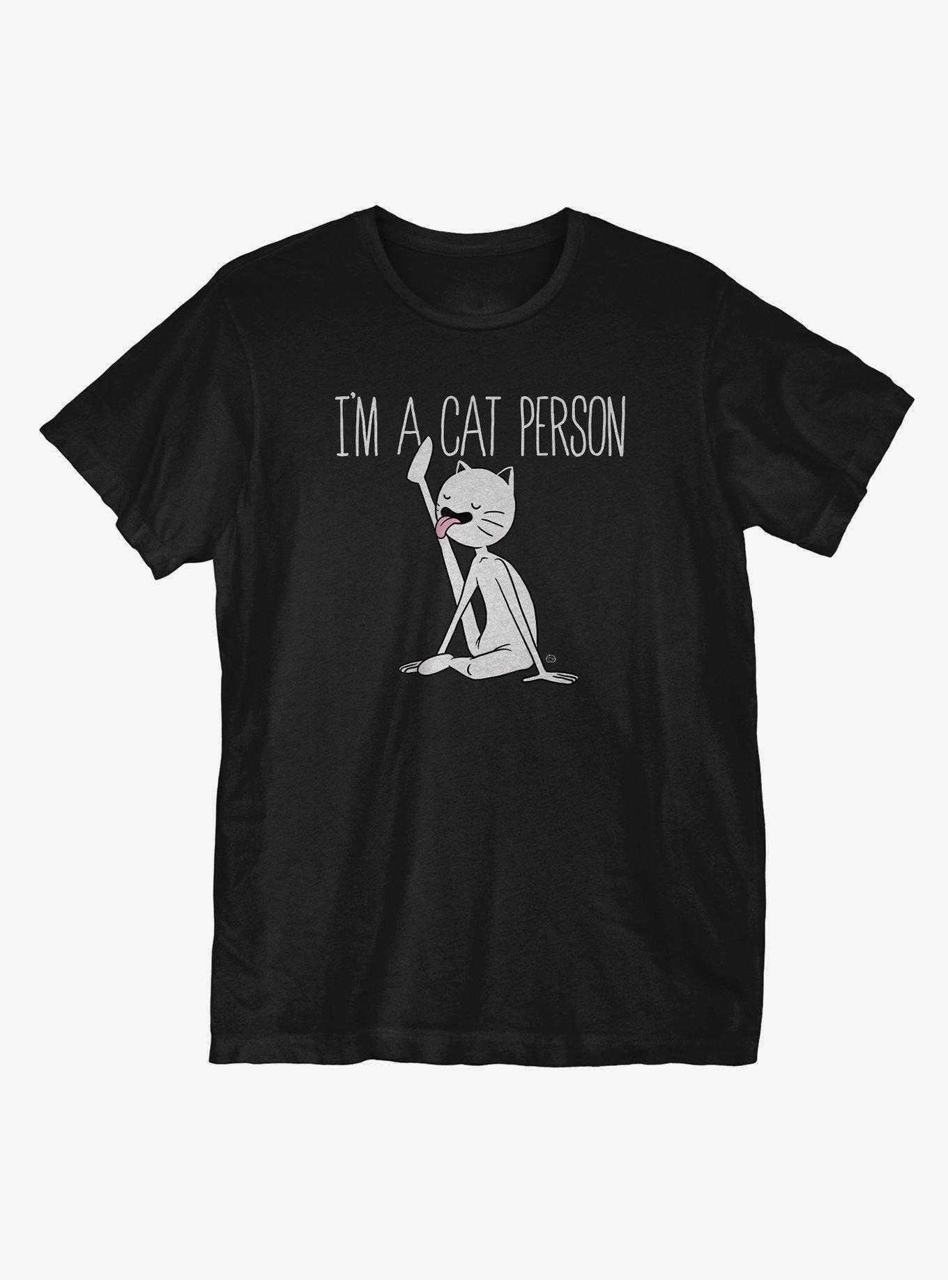 I'm a Cat Person T-Shirt - BLACK | Hot Topic