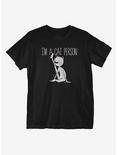 I'm a Cat Person T-Shirt, BLACK, hi-res