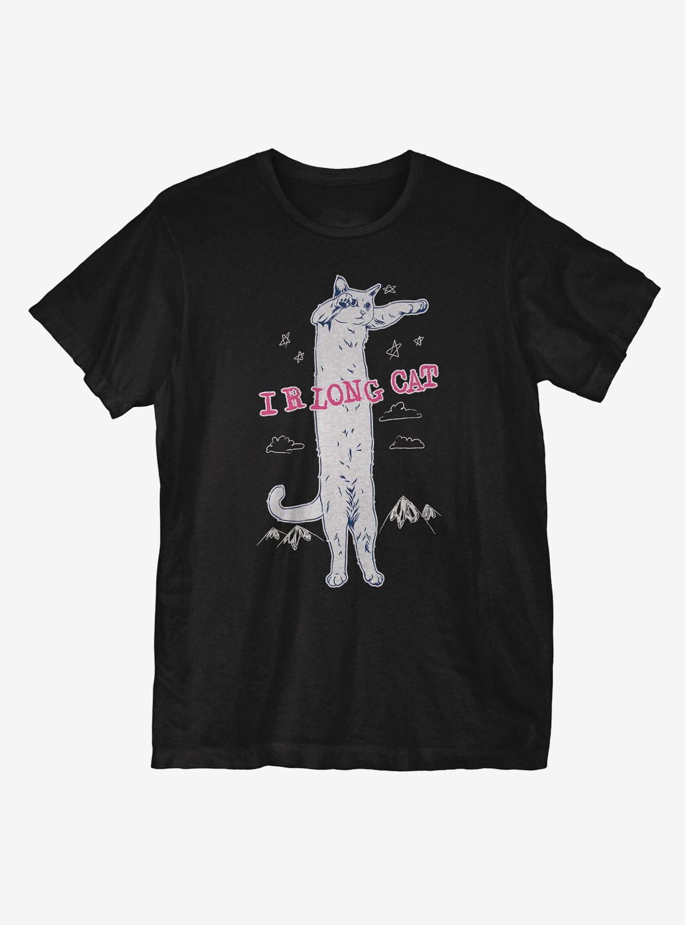 I R Long Cat T-Shirt, , hi-res
