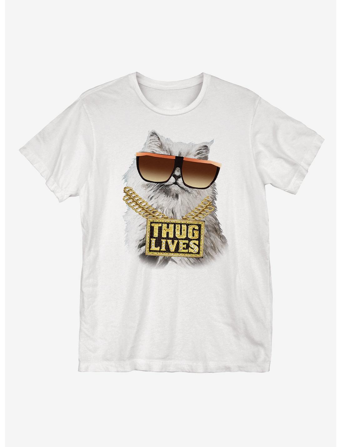 Thug Lives T-Shirt, WHITE, hi-res