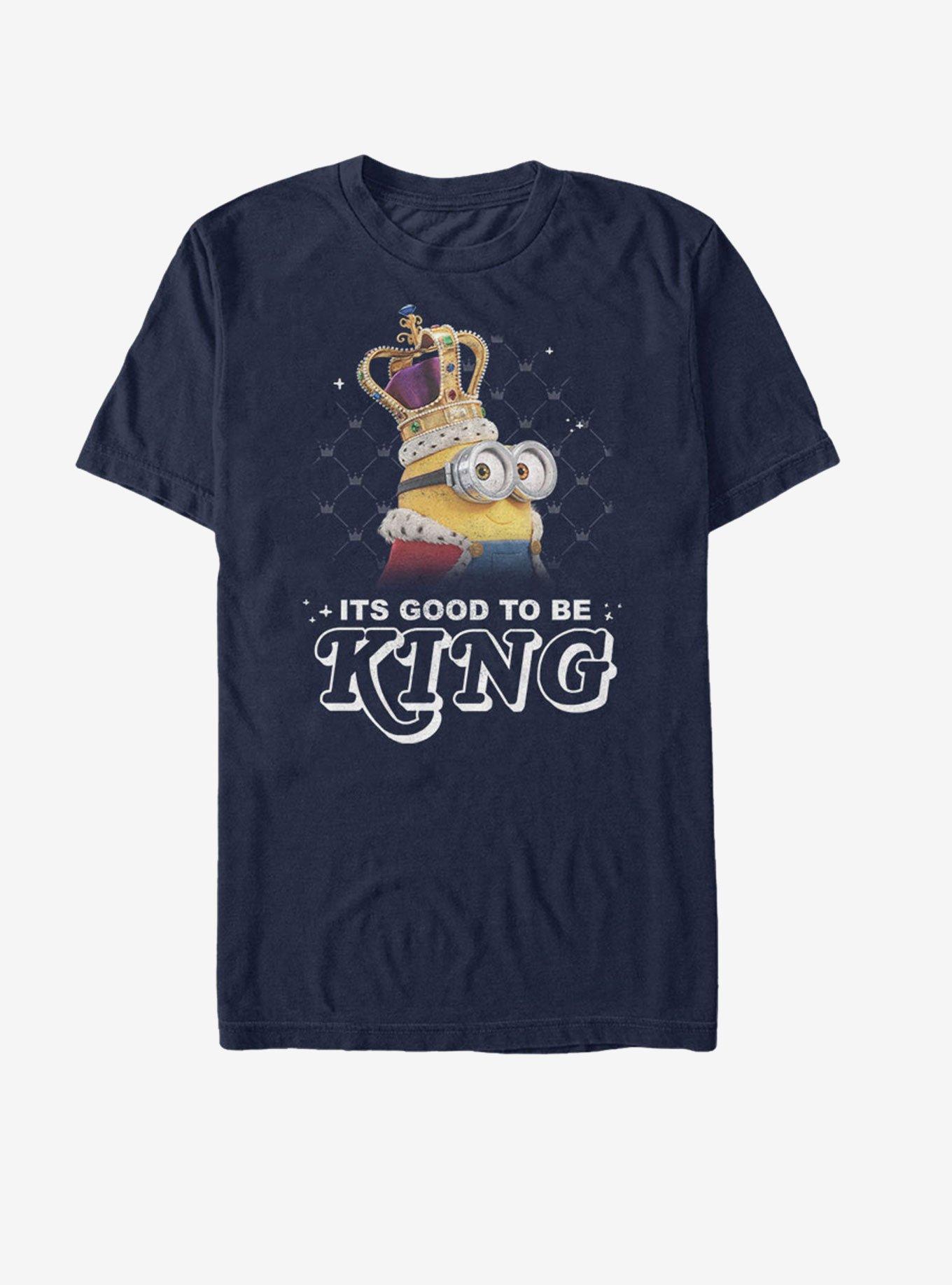 Minions GOOD 2 BE KING T-Shirt, NAVY, hi-res
