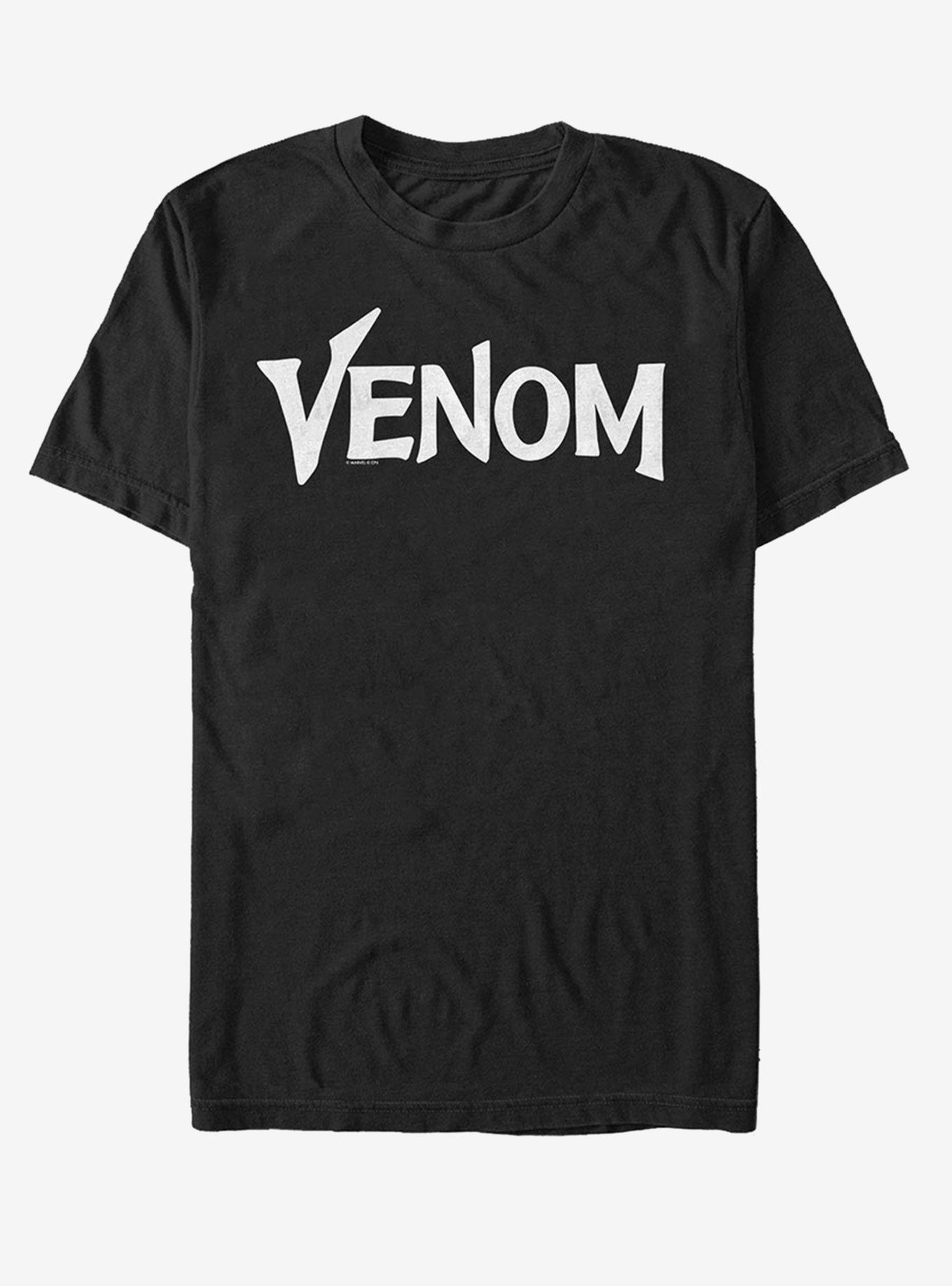 Marvel Venom Film Bold Logo T-Shirt, WHITE, hi-res
