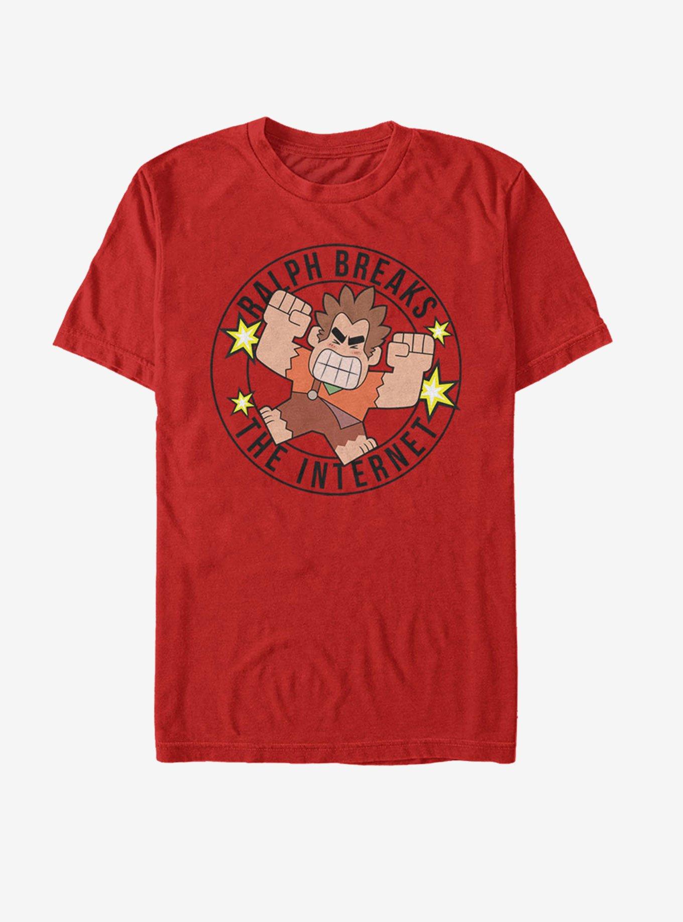 Disney Wreck-It Ralph Wreck Round Linear T-Shirt, , hi-res