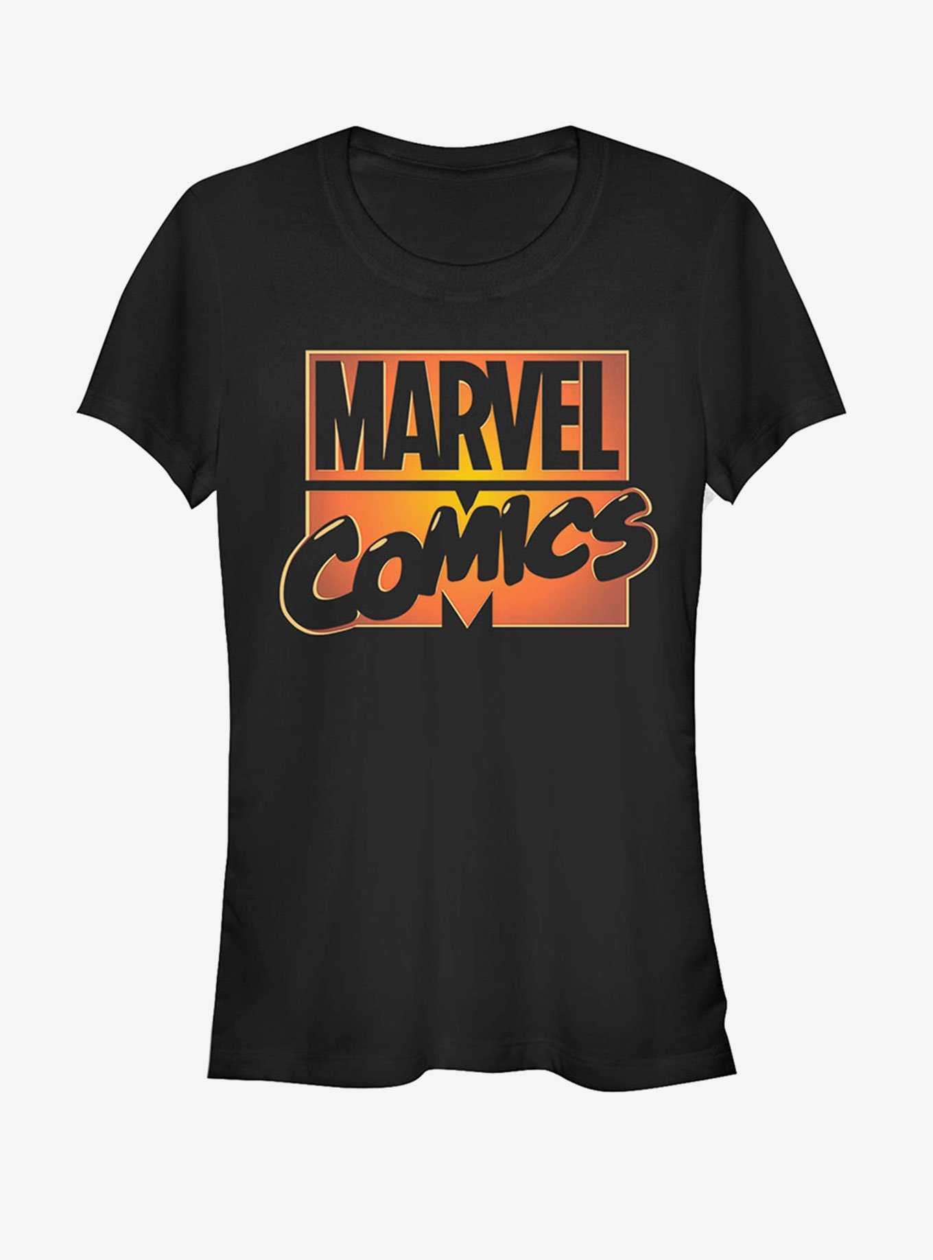 Marvel Halloween Comics Logo Glow Girls T-Shirt, , hi-res