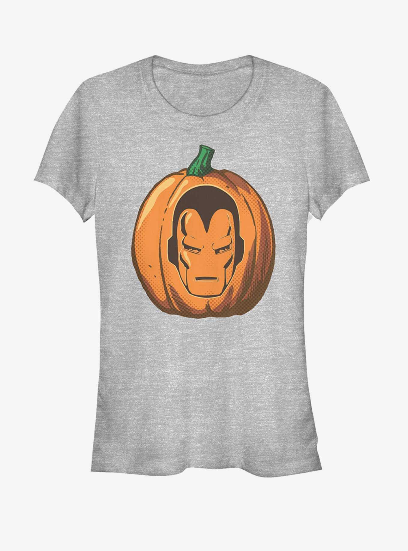 Marvel Halloween Iron Man Pumpkin Girls T-Shirt, , hi-res
