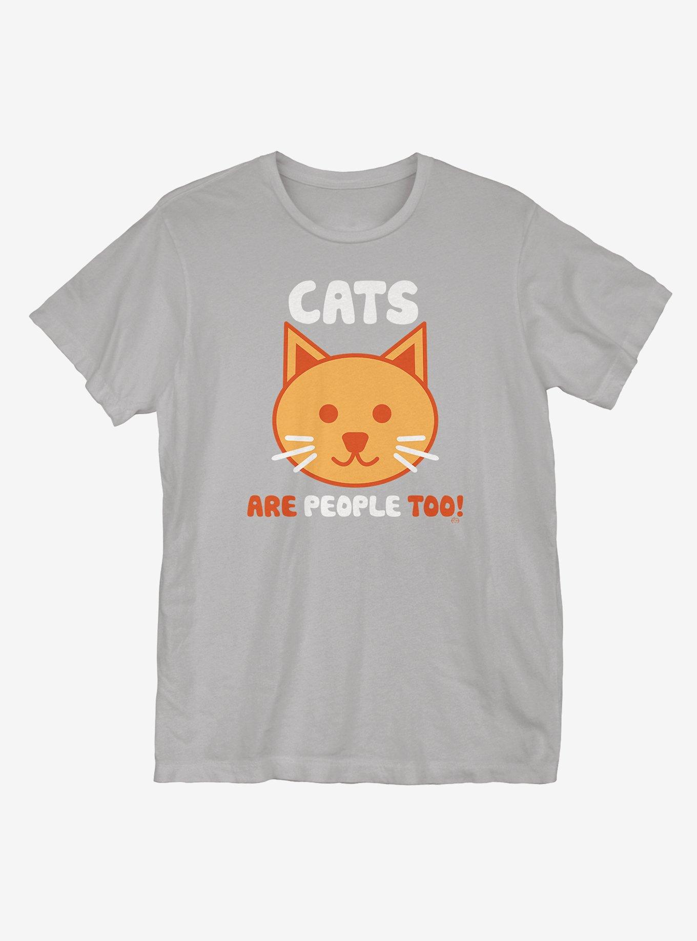 Cats Are People Too T-Shirt, STORM GREY, hi-res