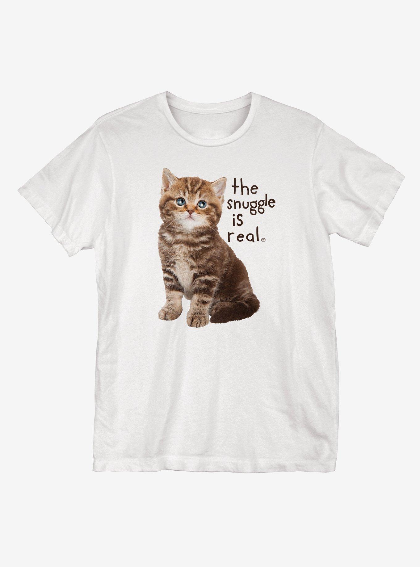 The Snuggle Is Real T-Shirt, WHITE, hi-res