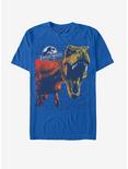 Jurassic Park Loud Mouth T-Shirt, ROYAL, hi-res