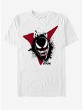 Marvel Venom Film Splatter Portrait T-Shirt, WHITE, hi-res