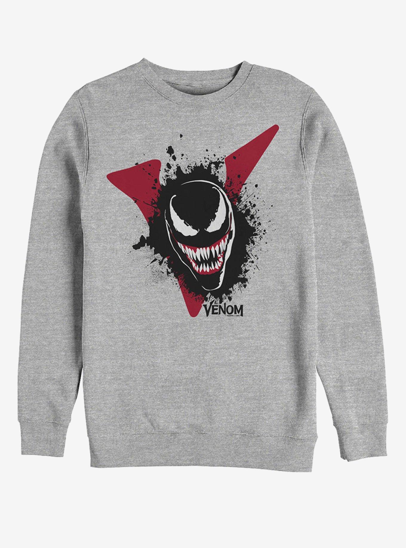 Marvel Venom Film Splatter Portrait Sweatshirt, , hi-res