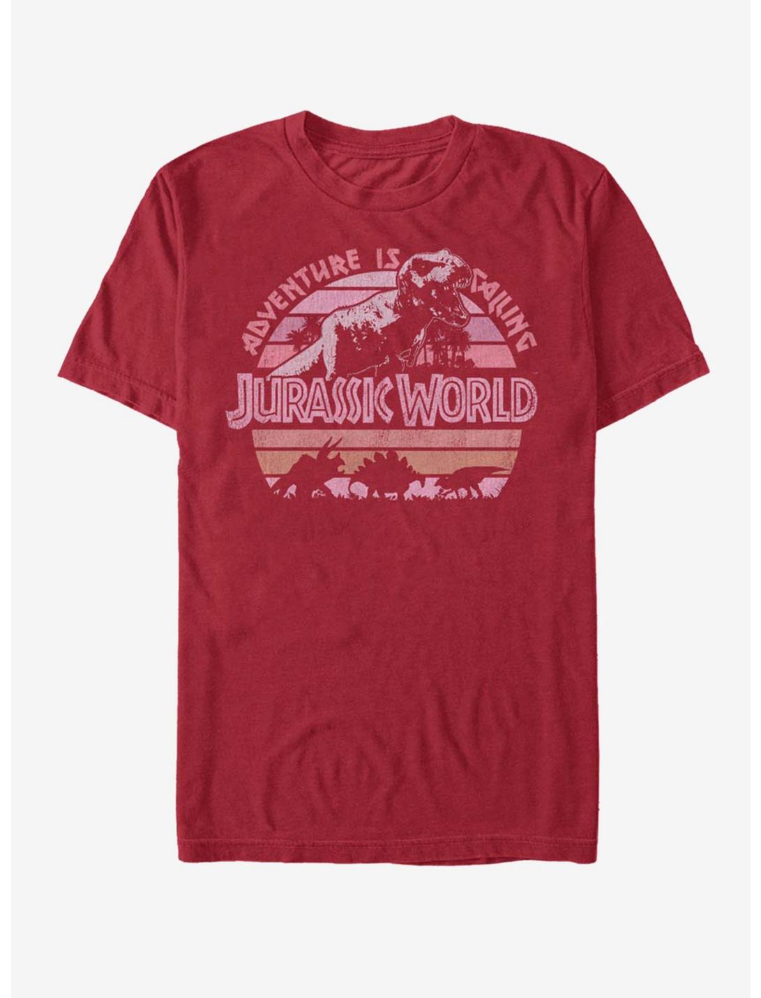 Jurassic Park Adventure Call T-Shirt, CARDINAL, hi-res